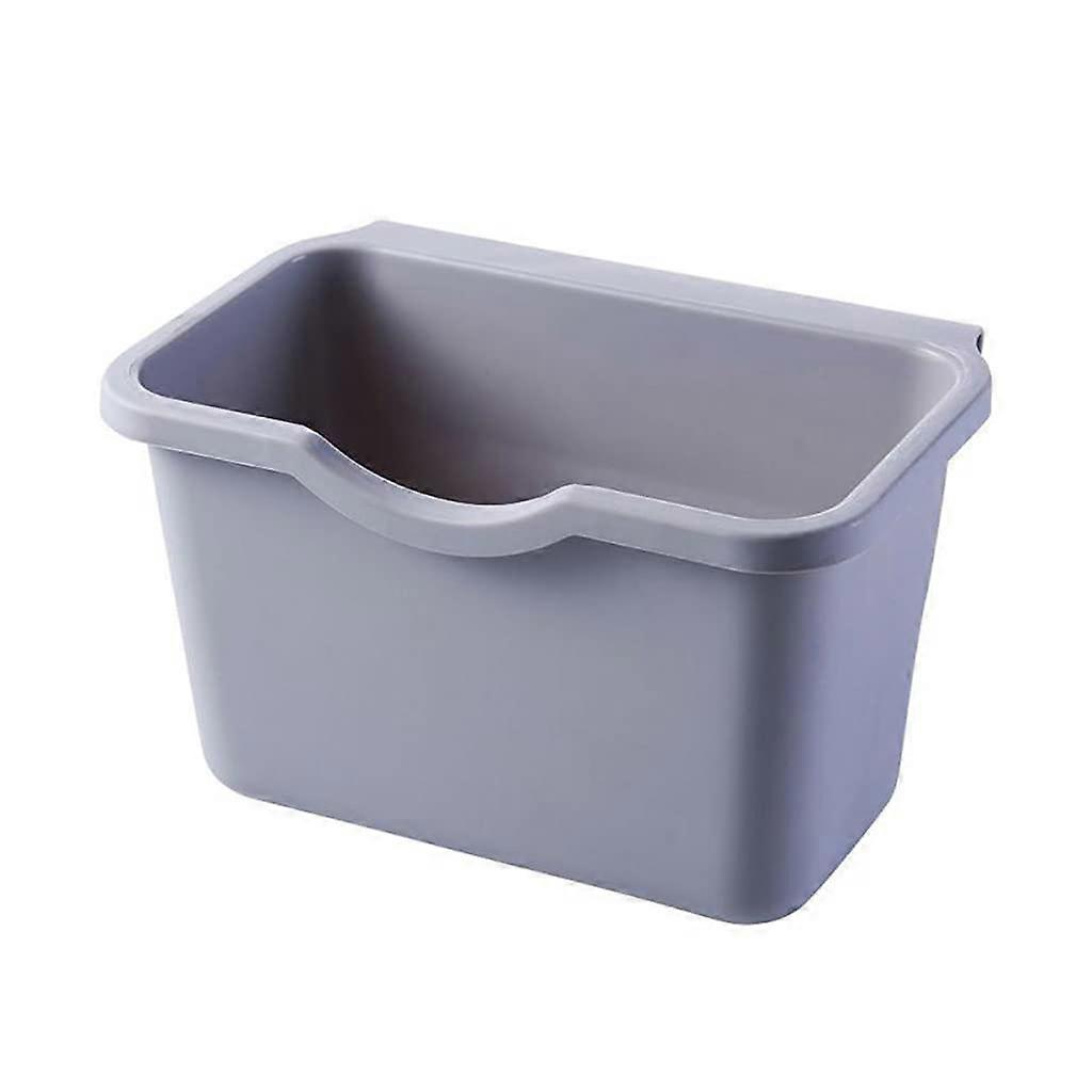 Storage box kitchen compost bin for countertop or under sink, hanging small trash can for cabinet/bathroom/bedroom/office/camping