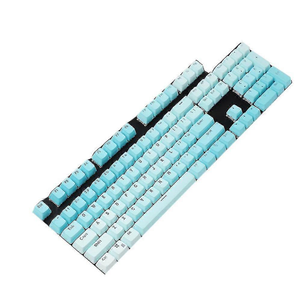 Pbt Rainbow Keycaps Double Shot 104 Dyed Pbt Shine Through Keyset Suitable for OEM Profile