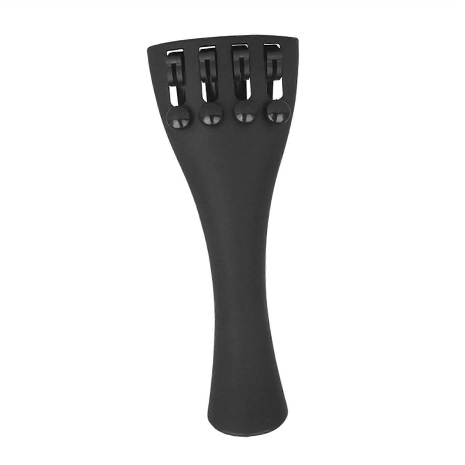Violin Accessories for Beginners Carbon Fiber Tailpiece with 4 Fine Tuners for 4/3 and 4/4 Violins