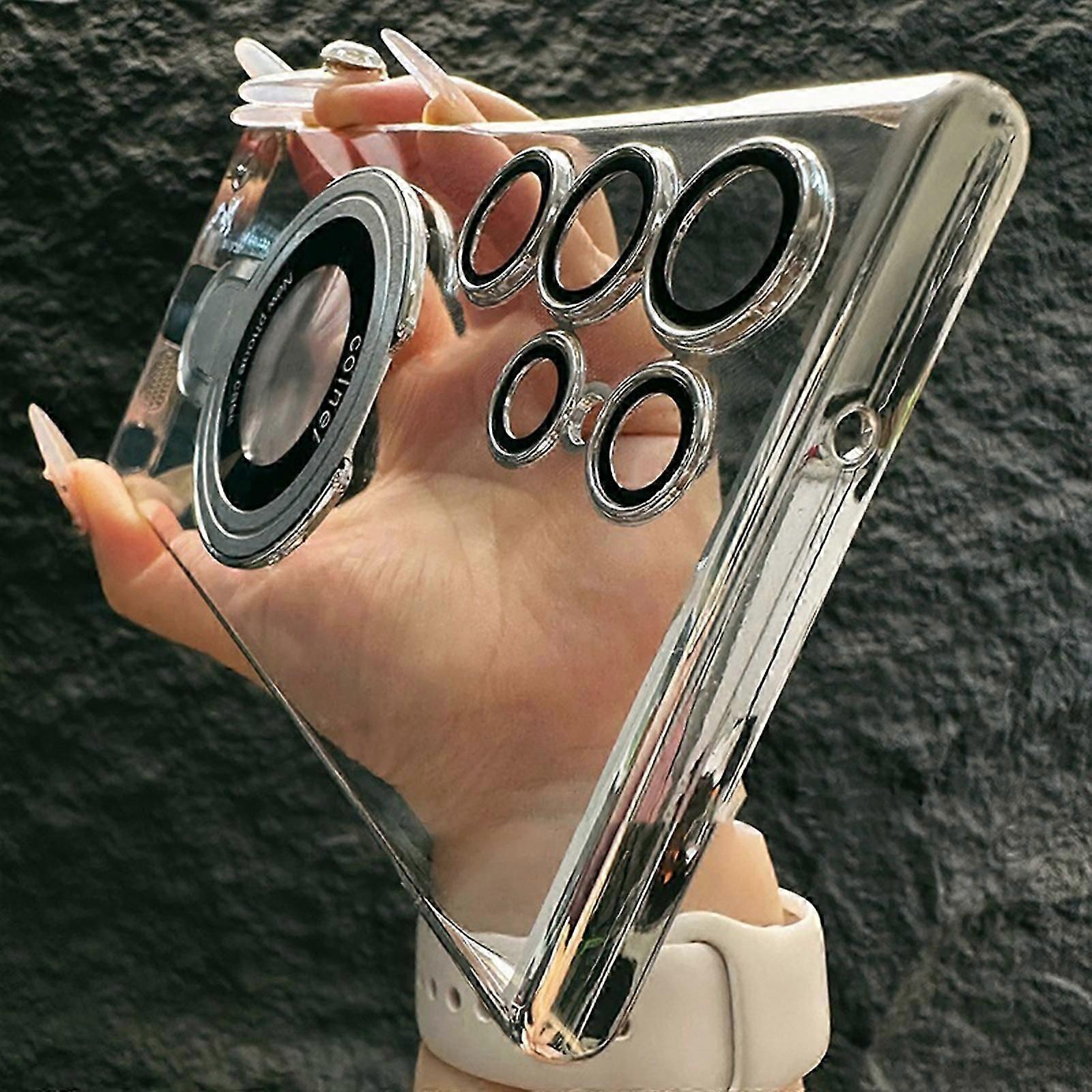 Magnetic Ring Case for S24 Ultra Case Kickstand Compatible with MagSafe Shockproof Phone Case for Galaxy S24 Ultra
