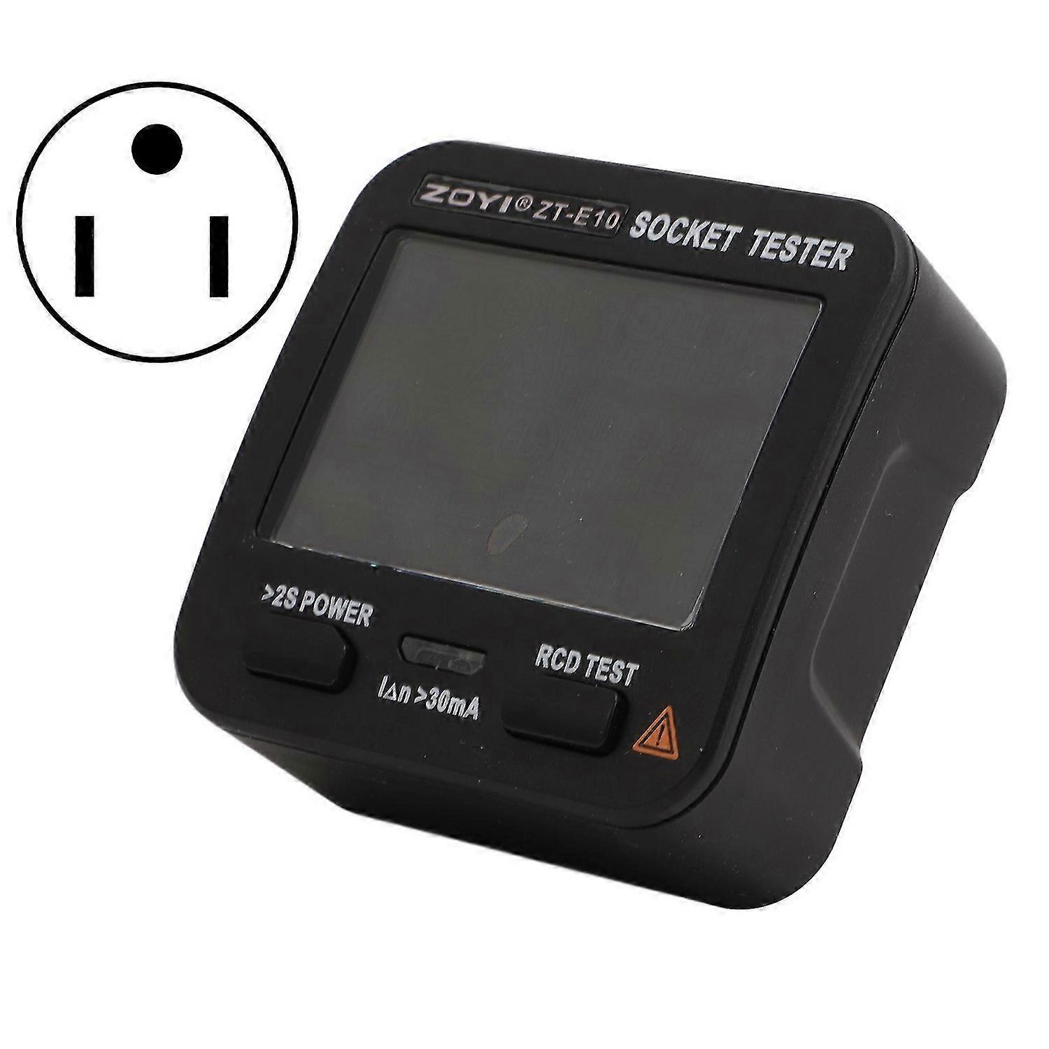 Socket Tester Accurate Detection Color Screen Intelligent Digital Display Power Failure Detector for Home IndustryUS Plug