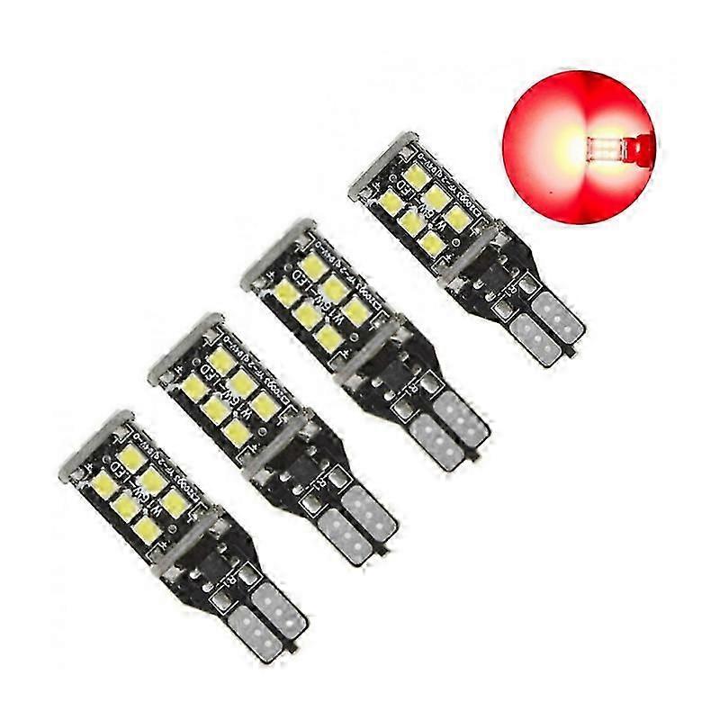 4pcs LED Backup Reverse Light Bulbs 921 912 T15 Super Bright Canbus Error Free