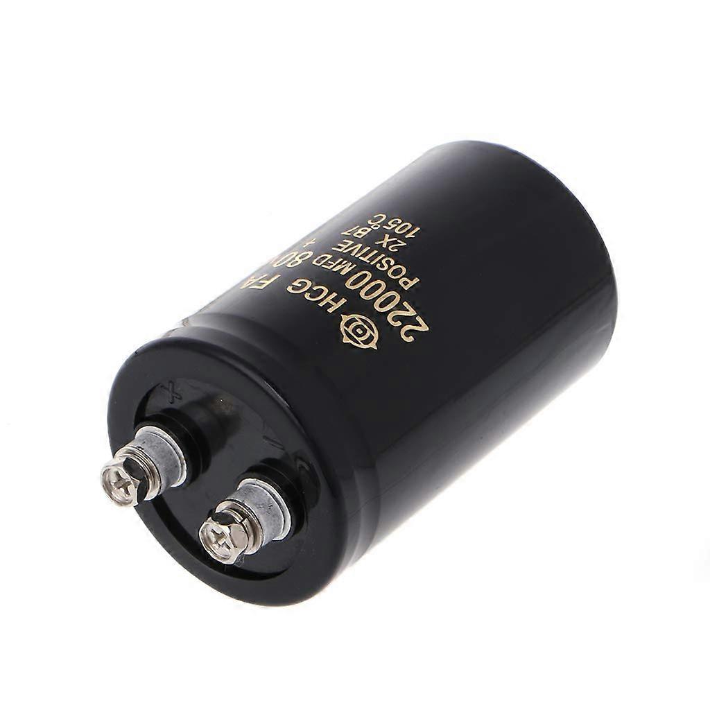 Electrolytic Capacitor 22000uF 80V Electrolytic Screw Capacitor Audio Amplifier Power Supply 50 x 80 mm 105°C