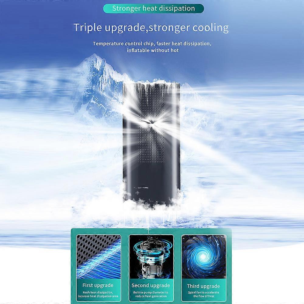 Portable 6000mAh Digital Electric Inflator Pump Suitable for Various Inflation Uses With Adapter