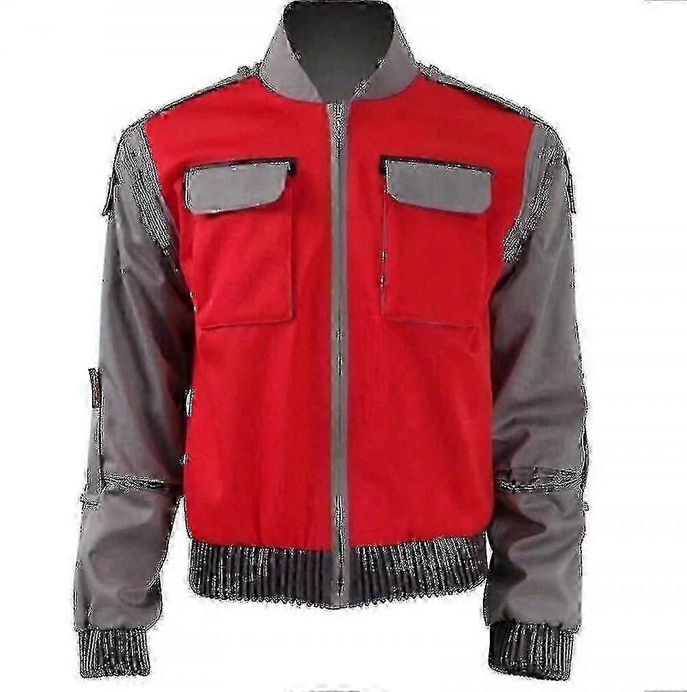 Back To The Jacket Jr Marlene Seamus Marty Costume Orange Coat Outwear Men