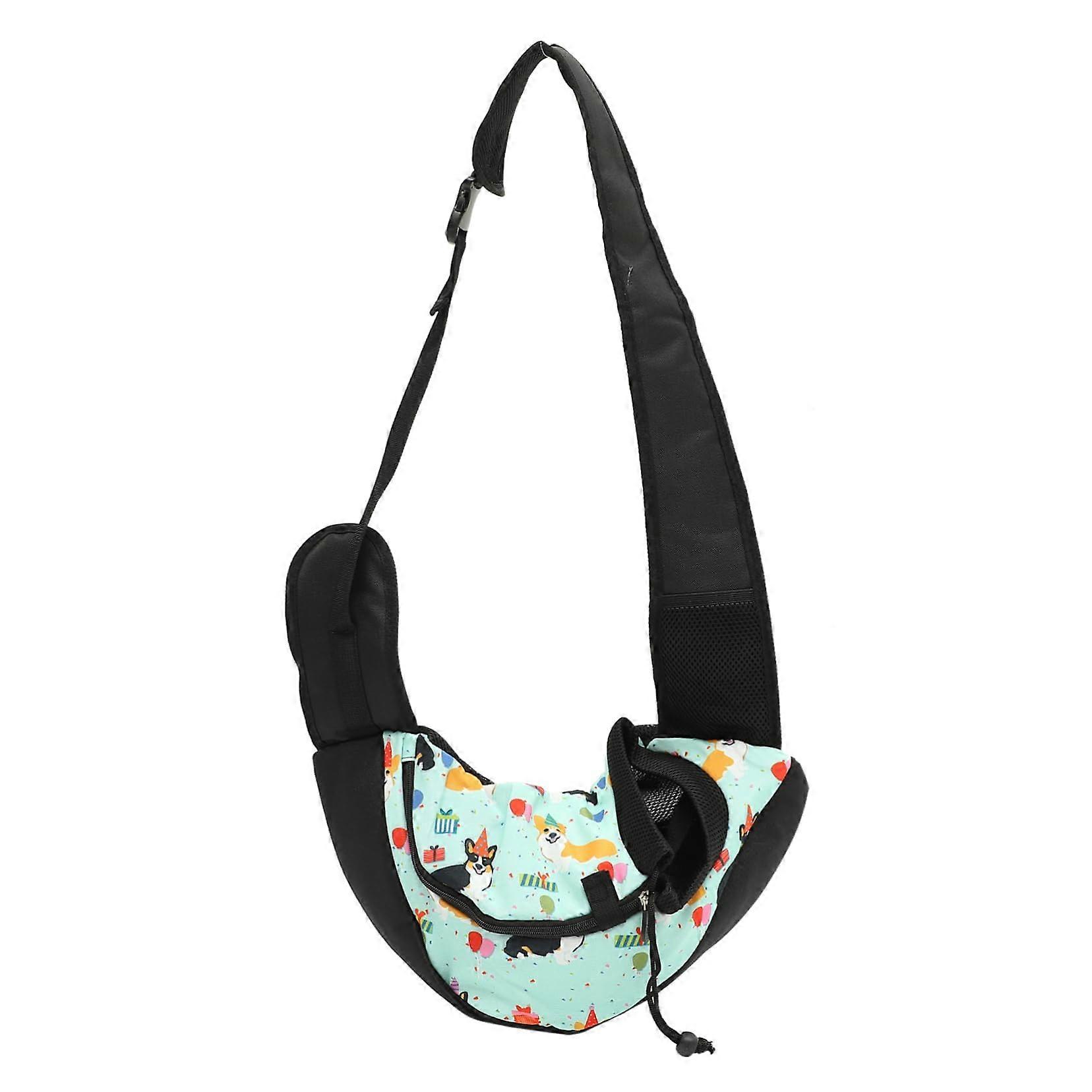 Dog carrier bag for small breathable shoulder bag for puppies stylish design for on the go with adjustable shoulder strap
