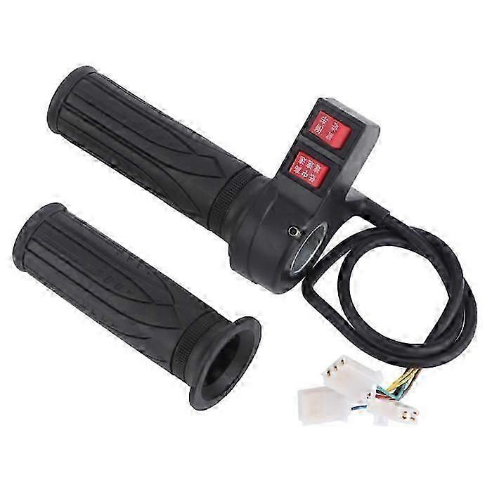 Throttle Grip 1 Pair 3 Speed Throttle Grips for Electric Bikes with Forward and Reverse Gear,