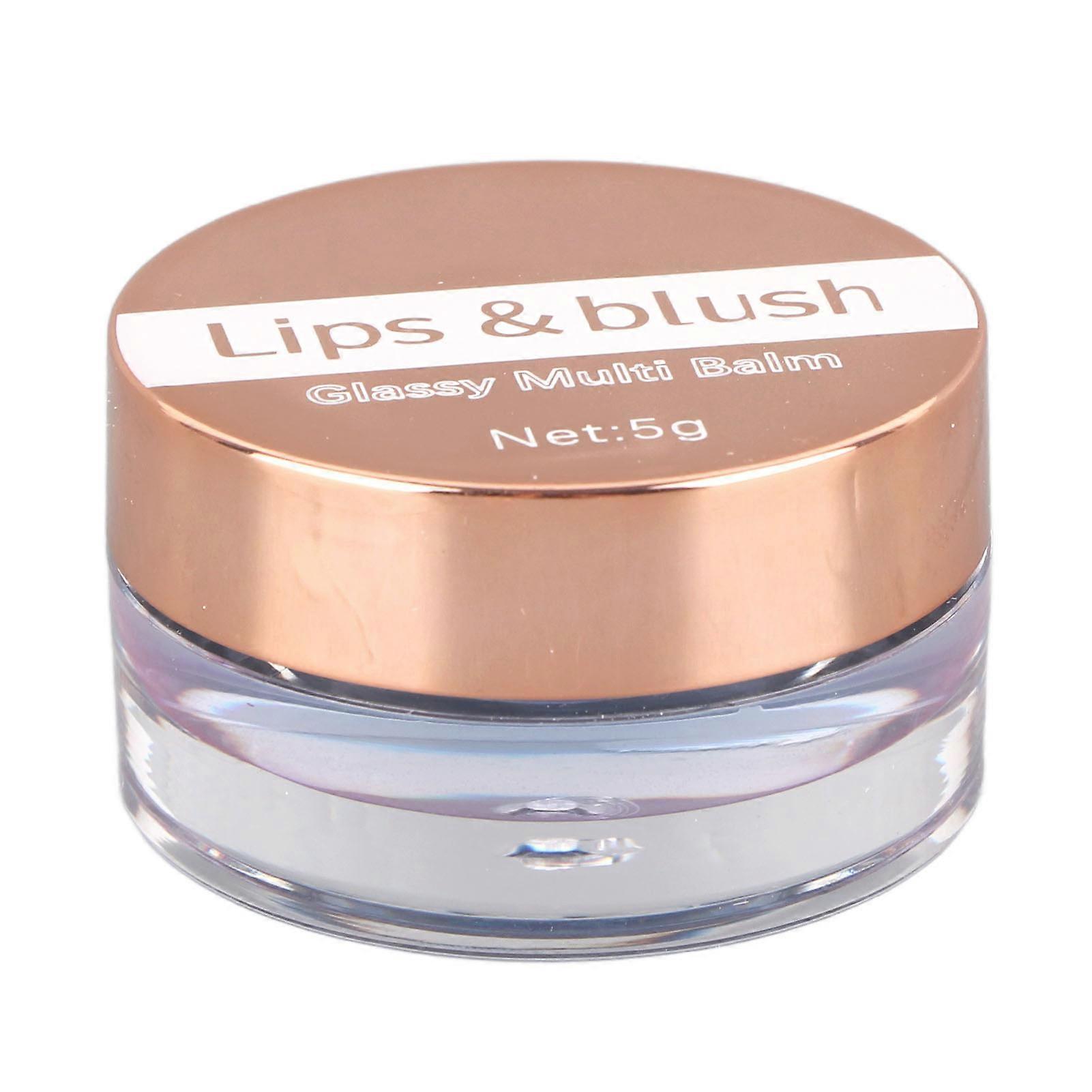 0.2oz Cream Blush Transparent Moisturizing Blusher Color Changing Putty Blusher for Women Girls Makeup