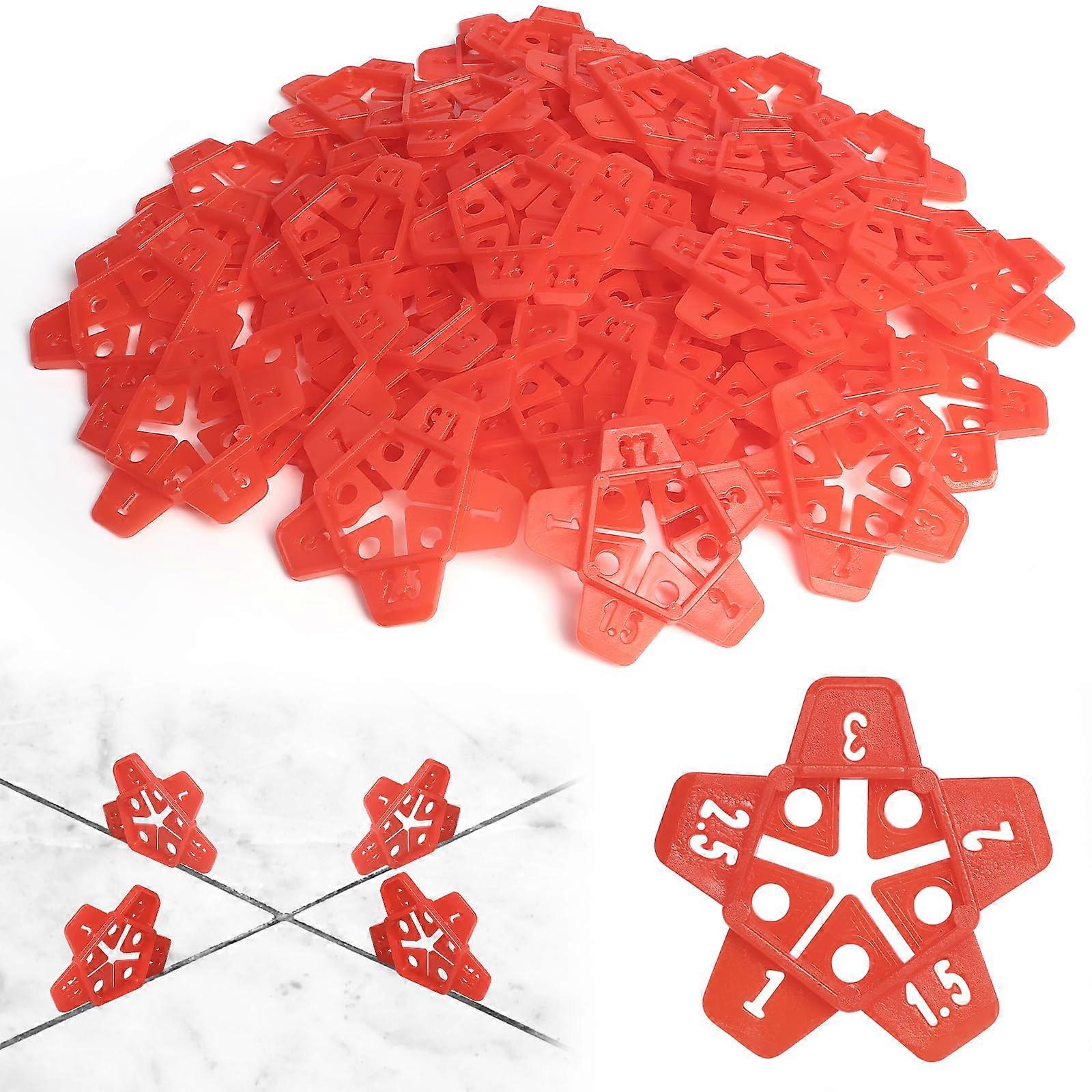 Tile Leveling System, Reusable Tile Spacers, Upgraded 5 Sizes, Easy to Use