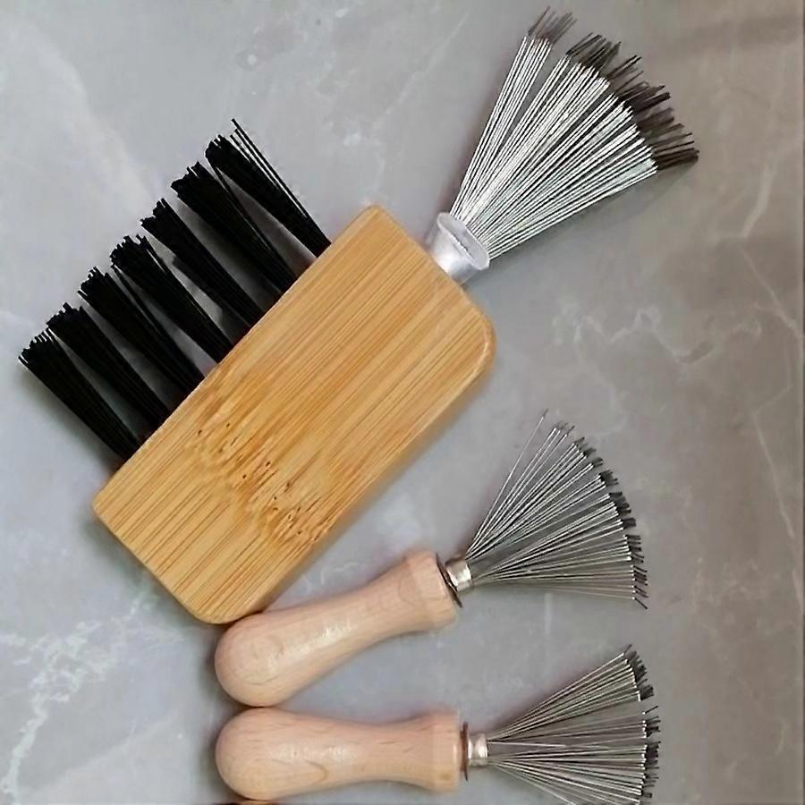 3pcs comb and brush cleaner