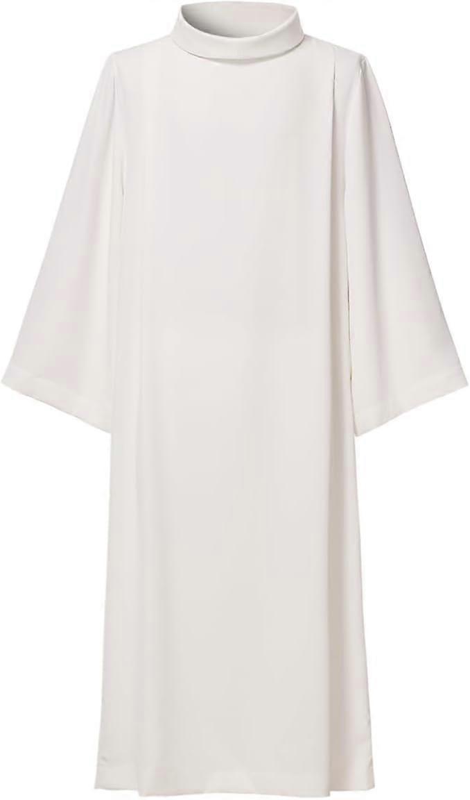 Kirchenpriester Liturgisches Alb Gewand Elfenbein Weiß XX-Large