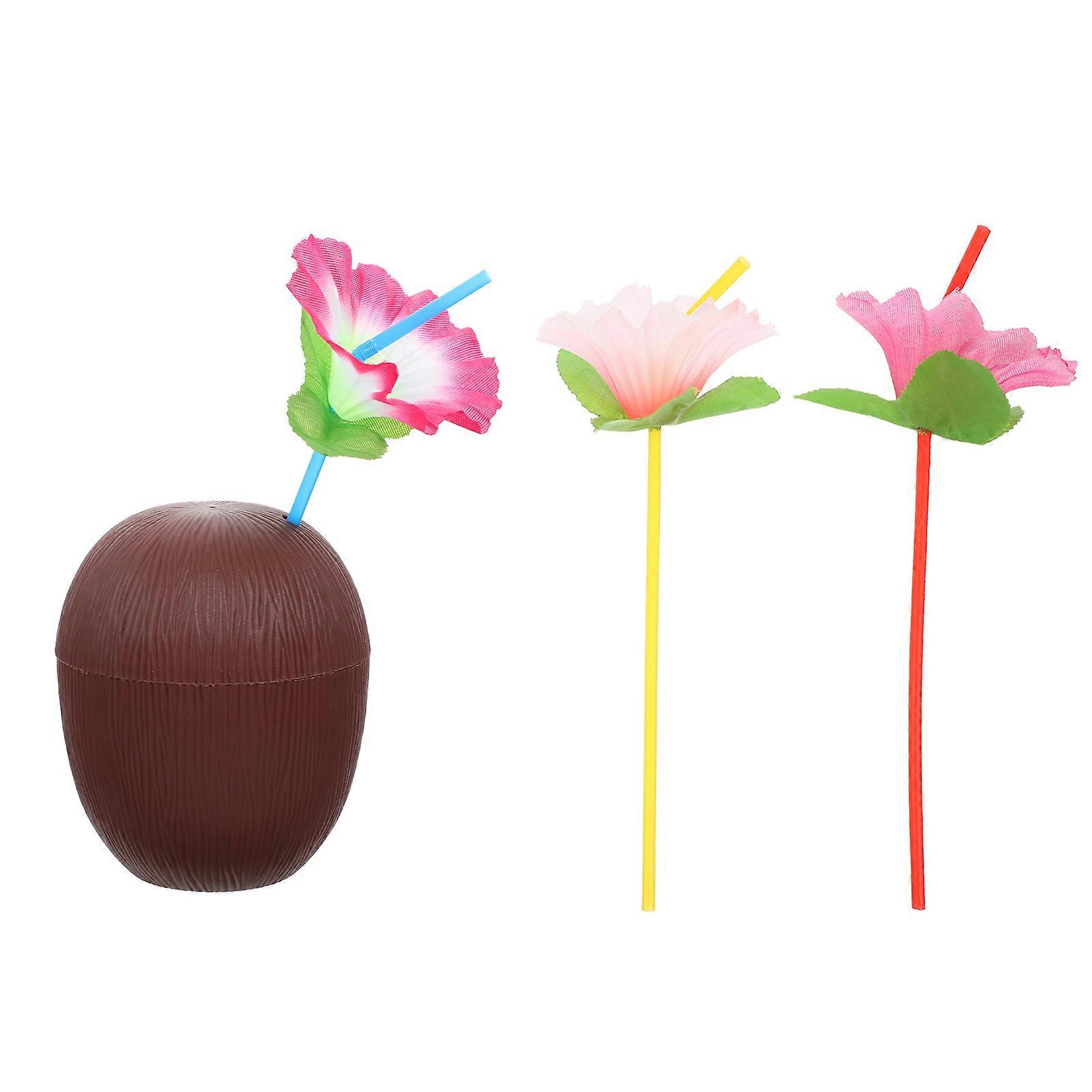 Hawaii Party Cups with Assorted Color Premium Material for Storage Use 4pcs