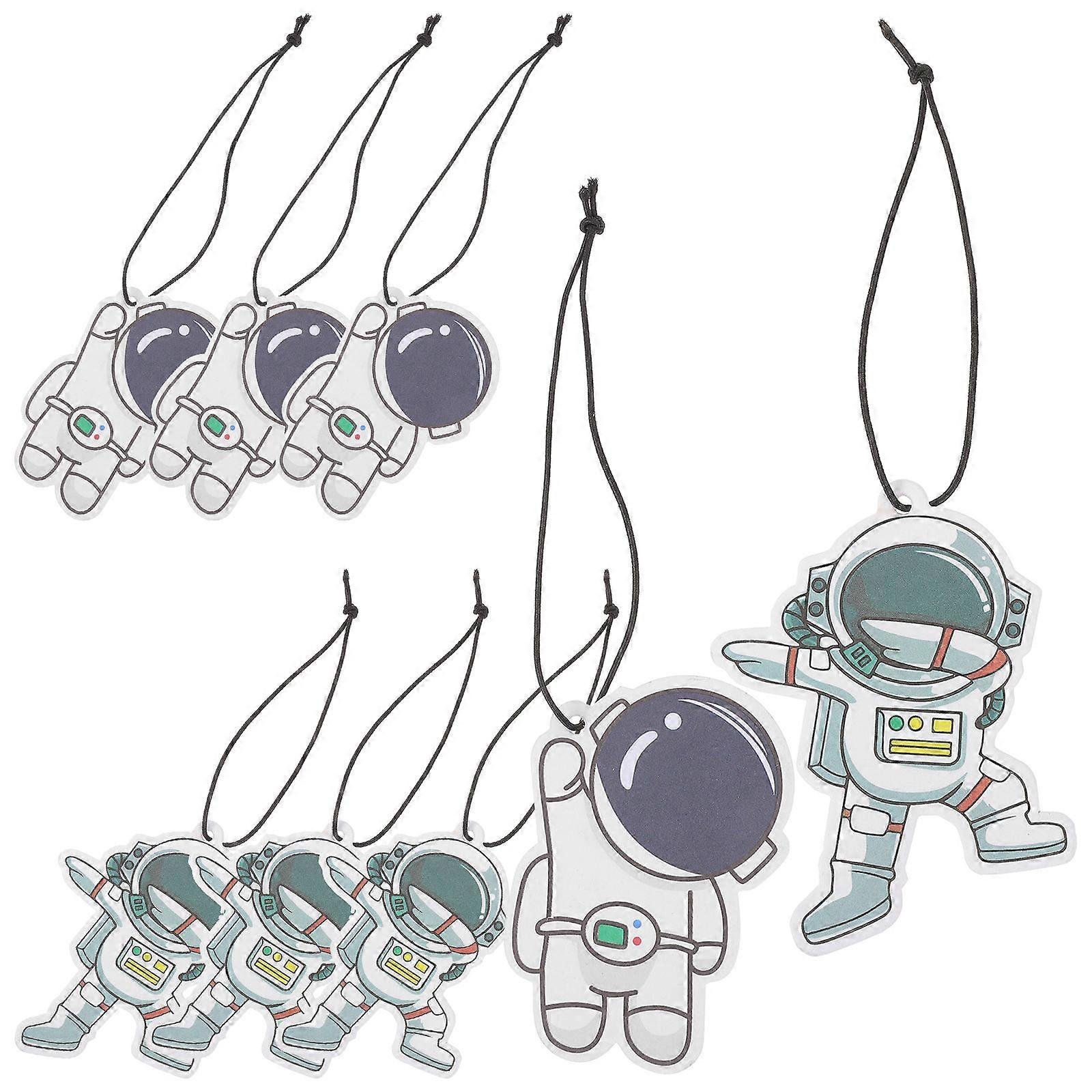 Astronaut Car Freshener Hanging Style Air Freshener For Car Use Assorted Color 8Pcs