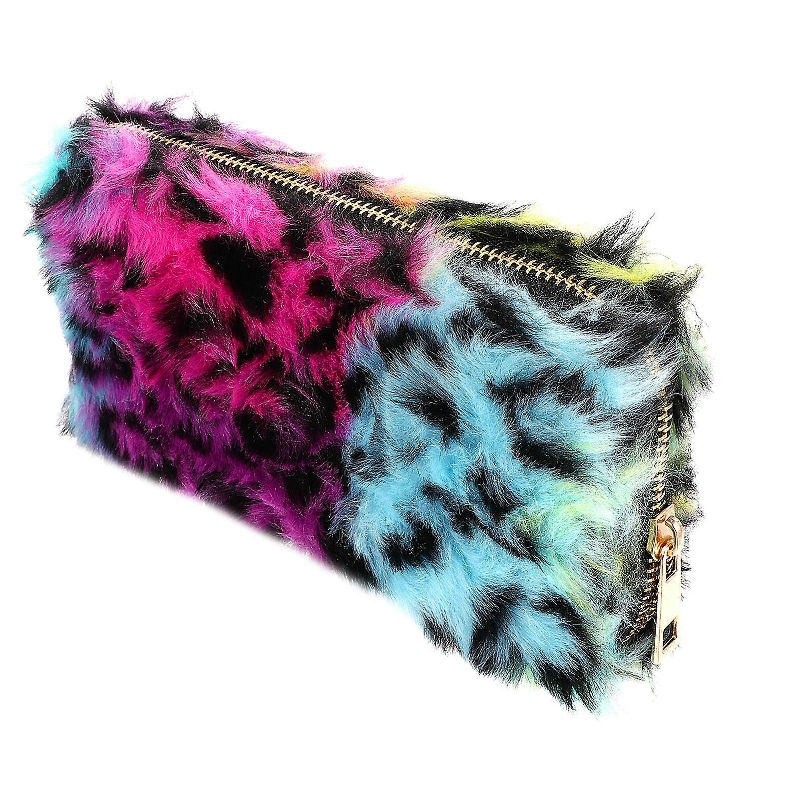 Leopard Pattern Purse Daily Use Storage Pouch 1Pack