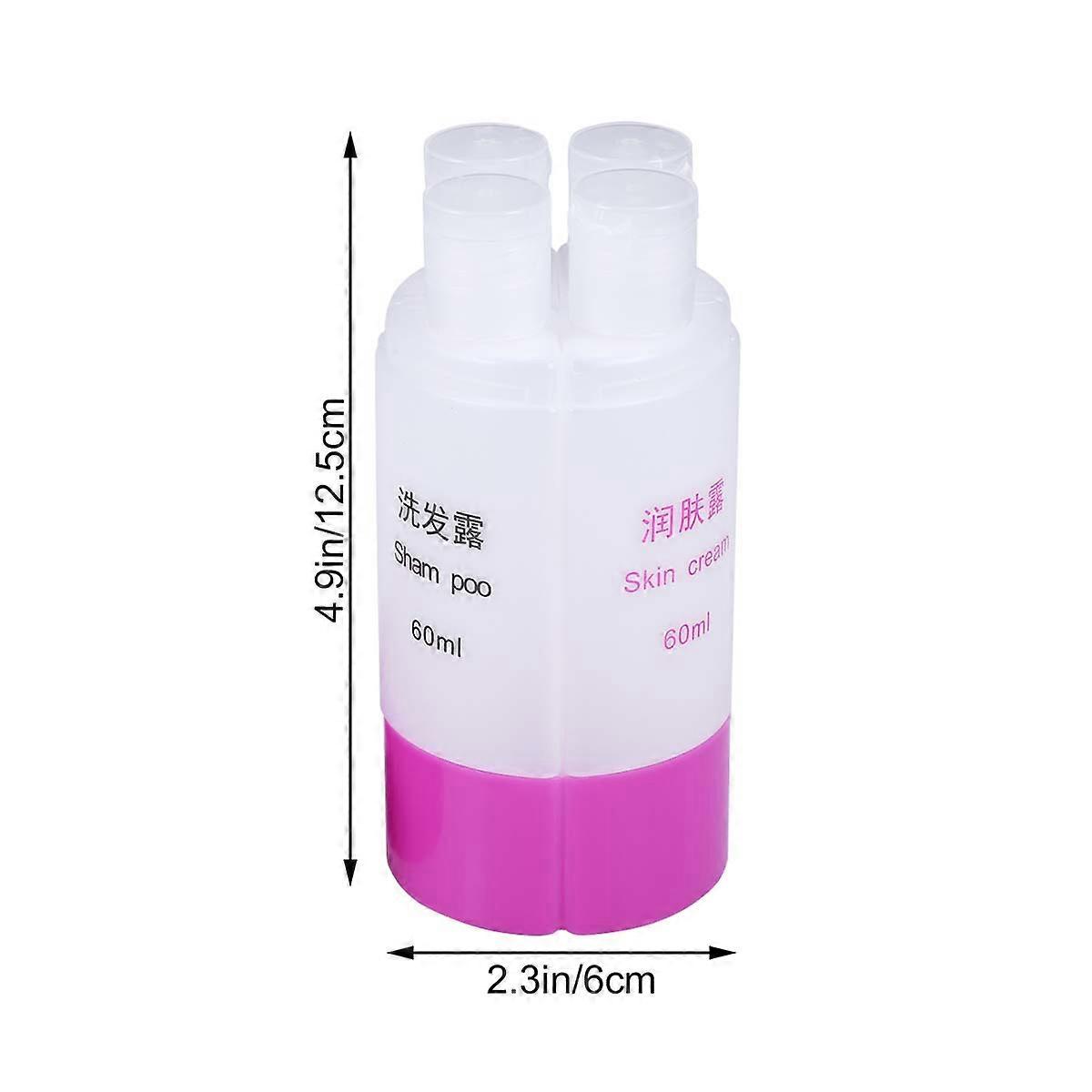Squeeze Bottles For Lotion Travel Bottle Set Purple 60Ml Leak Proof Dispensing Containers 1Pcs