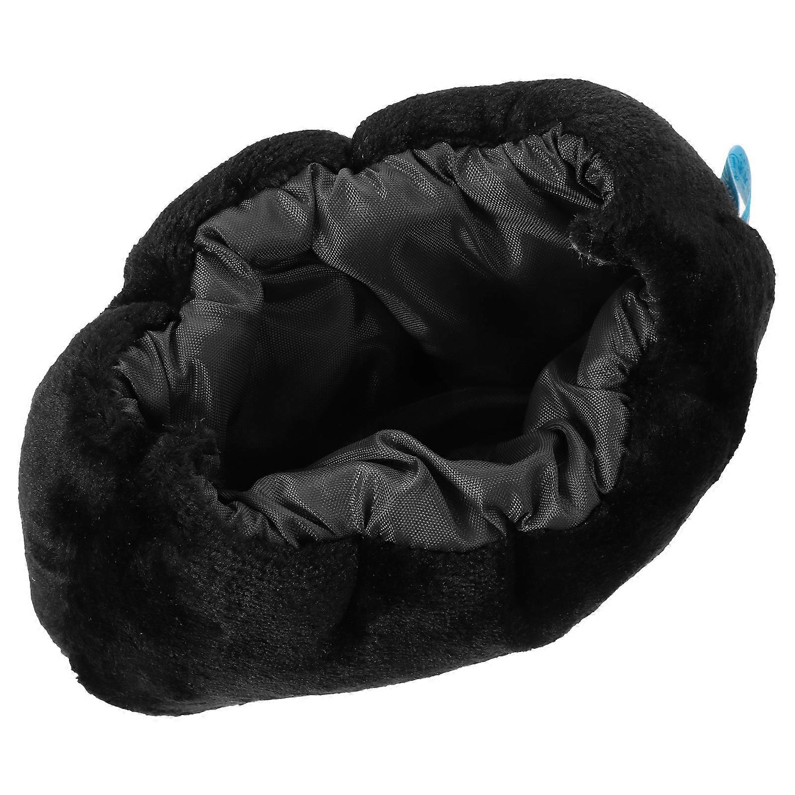 Black Cotton Crutch Pad with Elastic Strap for Protection and Comfortable Support
