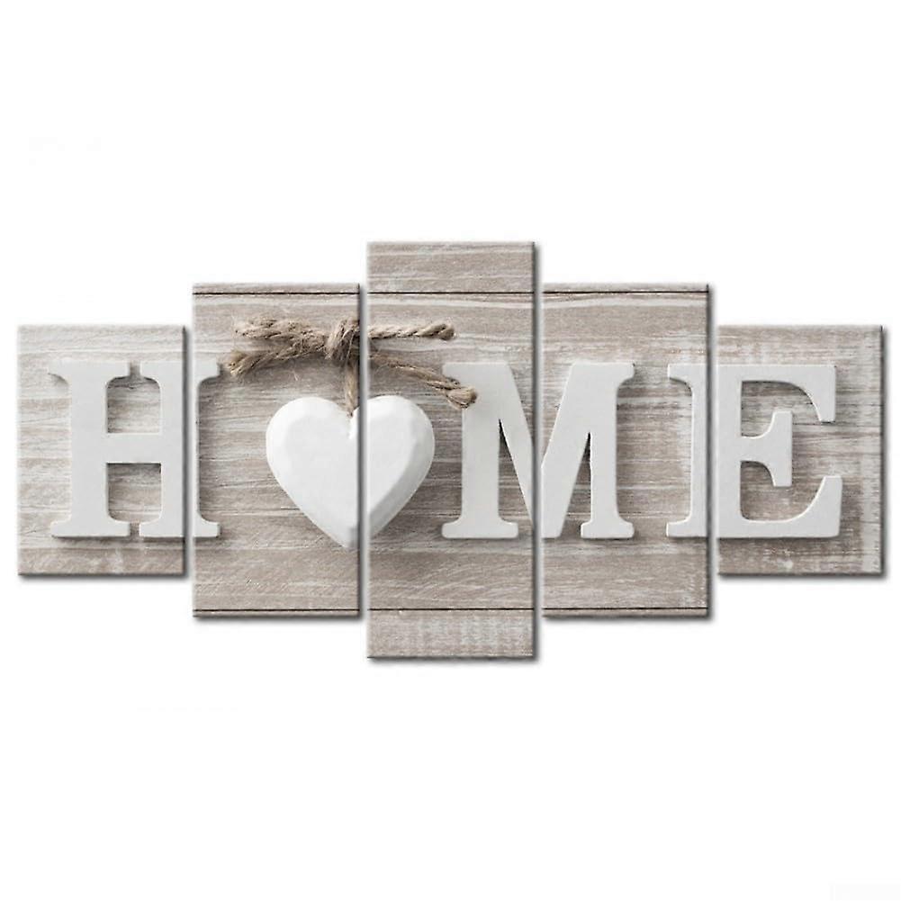 Unframed modern art print, 5 pieces, striking decoration for every room in your home.'