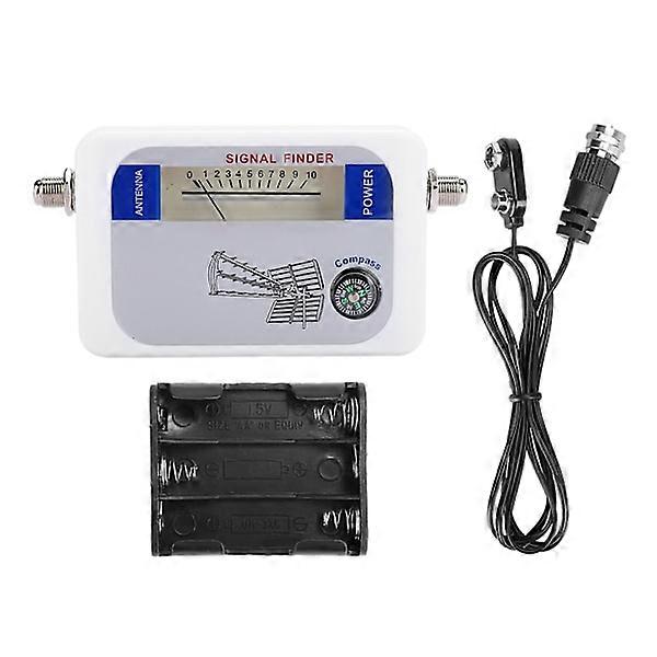 DT-007W sensitive digital satellite finder signal strength meter for TV.