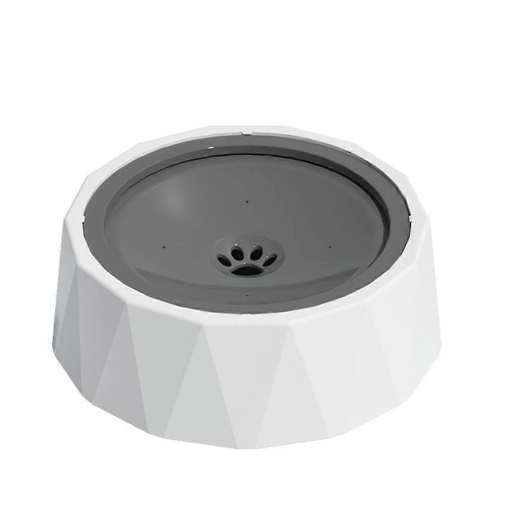 Pet Floating Bowl Portable Cat Water Dispenser for Wet Mouth-Free Drinking, Automatic Plastic Cat Bowl for Indoor Cats