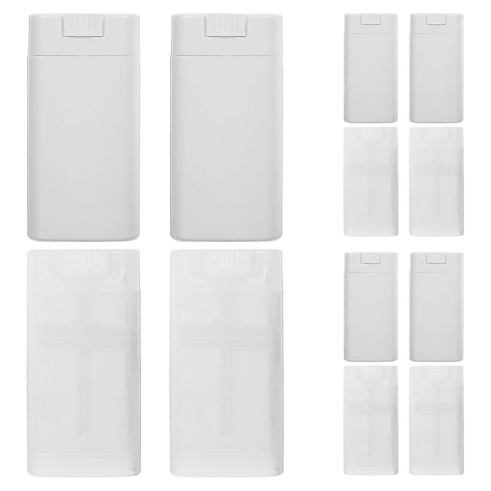 Plastic Dispenser Bottle Kit 12pcs Durable Empty Bottles for Creams, Lotions, Lip Balms & Powders Personal Care & Beauty Storage Solution