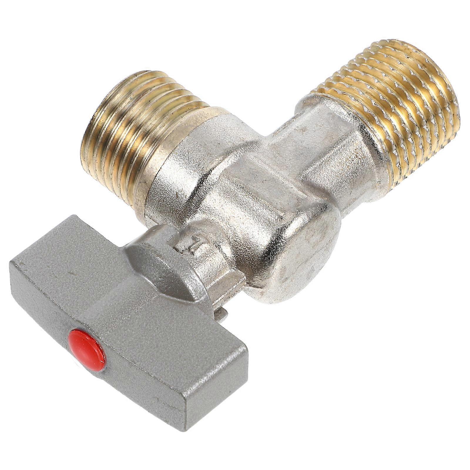 Durable Copper Triangle Switch Valve for Home Use Reliable Water Supply Easy Operation Red