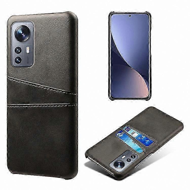 Durable PC Hard Shell Case with PU Leather, Shockproof Design, Card Holder for 12/12X Mobile Phones