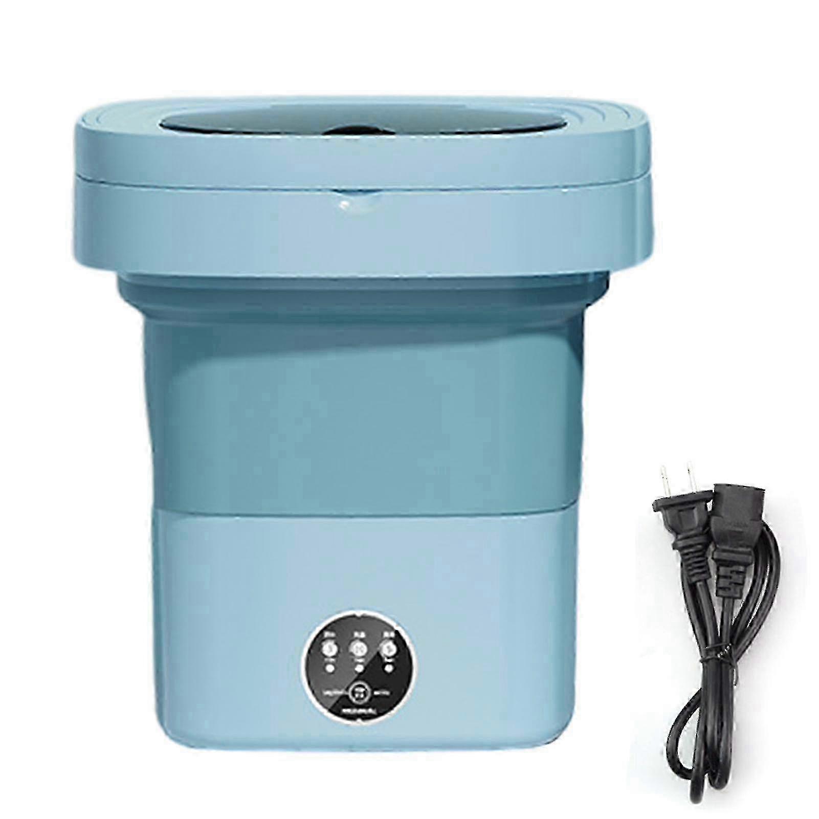 2025 11L Foldable Washing Machine with Spin Dryer & Blue Light Sterilization