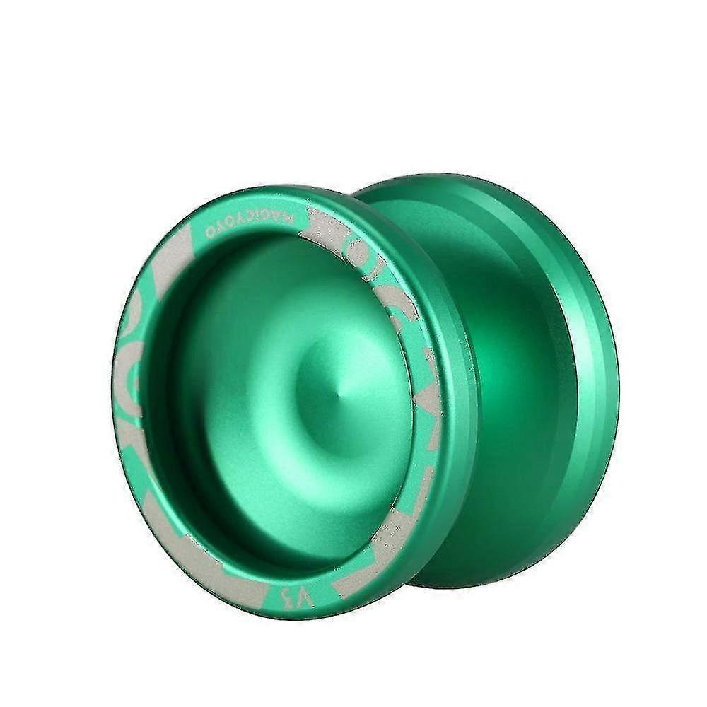 High-Speed Green Aluminum Alloy Yoyo Lathe - Spinning String Toy for Precision Tricks & Fun Play