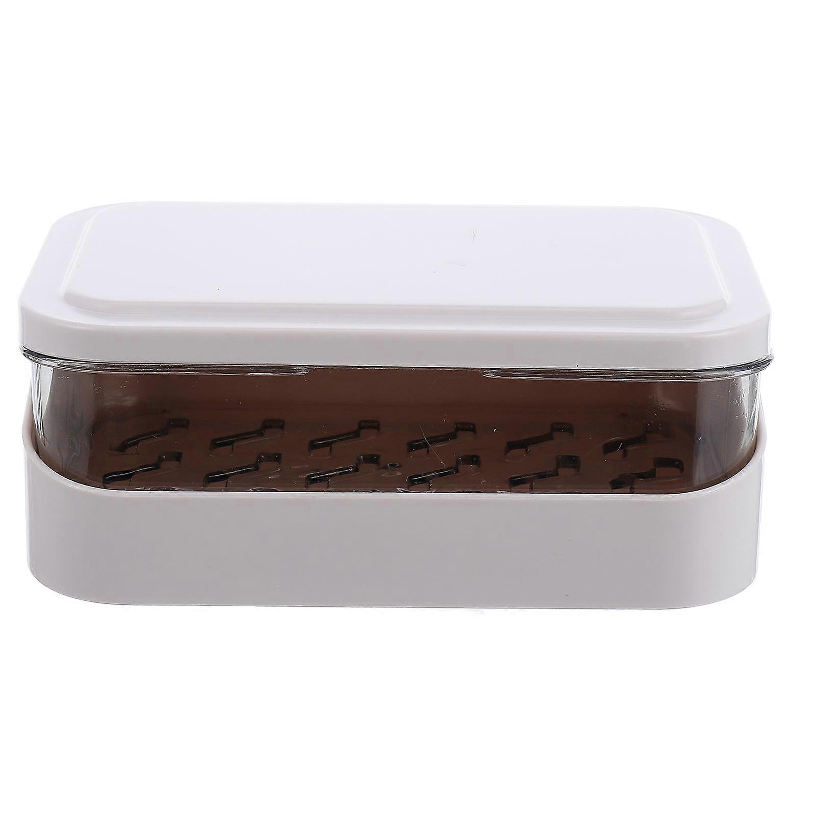 Portable Soap Storage Case with Lid – Compact Drainable Design for Bathroom, Kitchen & Travel – Keeps Soap Dry and Organized