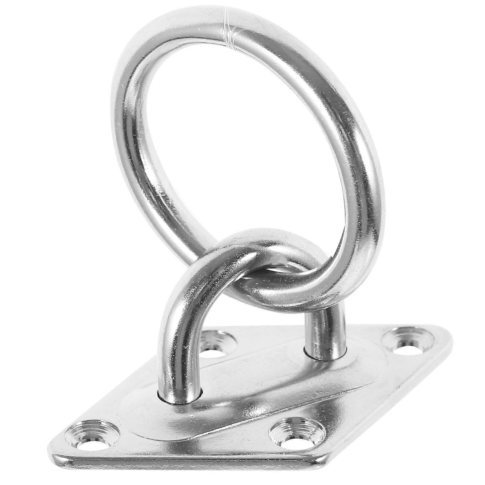 Tie Downs For Trailers O Ring Tie Down Surface Mount Hook Vehicles Plate Rust Resistant 1Set