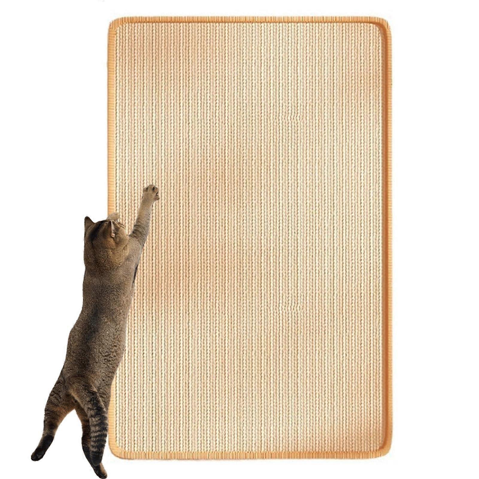Cat Scratching Mat 50x90cm - Durable Carpet Scratching Board for Cats, Wall-Mounted Scratchers to Protect Carpets and Sofas