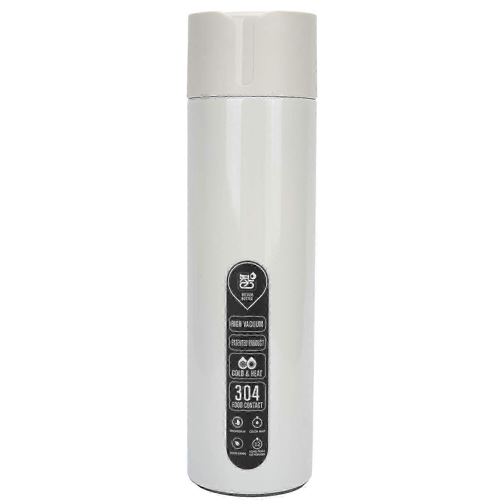 Smart Water Bottle with Touch Temperature Display & Timed Reminder - Vacuum Insulated, Battery Powered Hydration Tracker