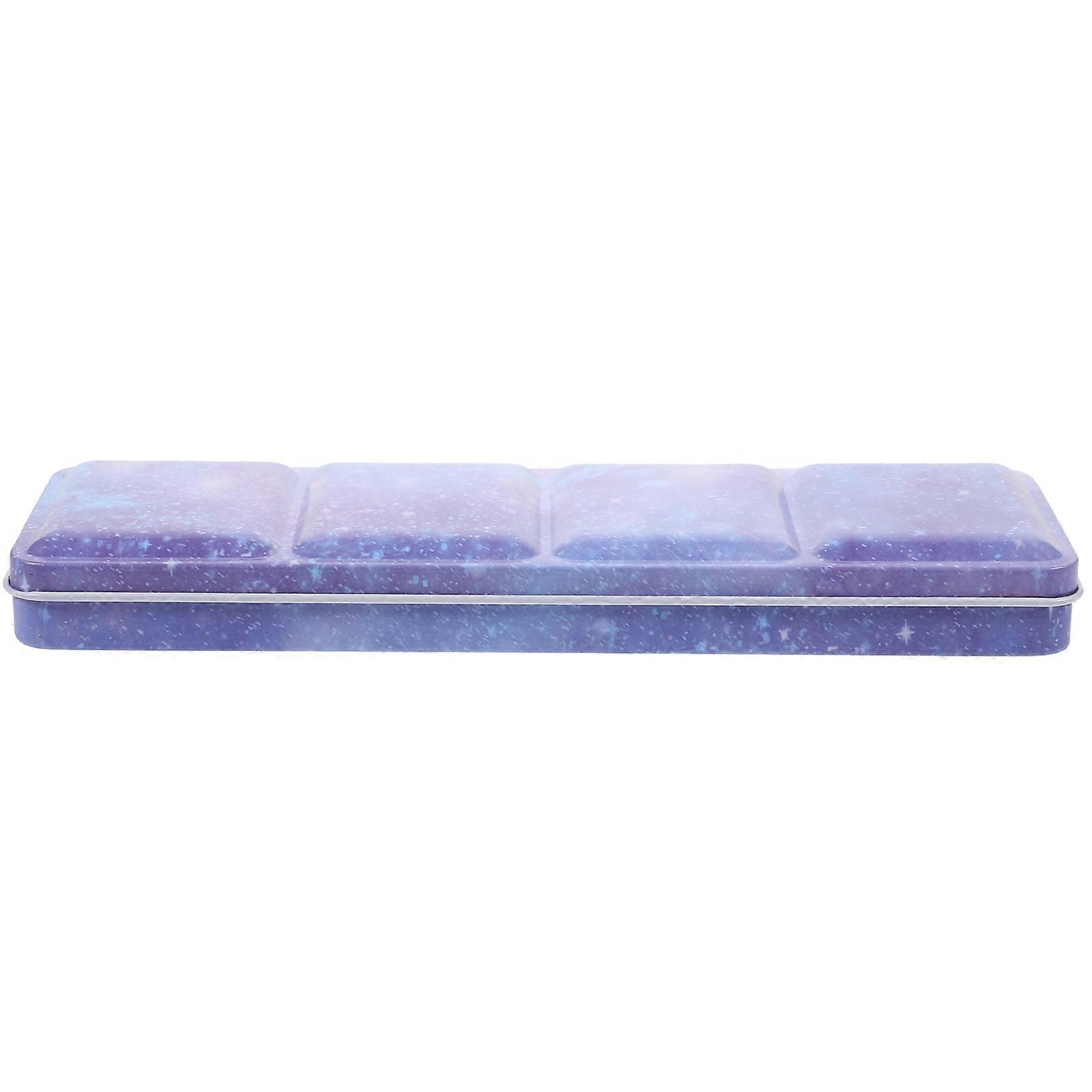 Watercolor Paint Box Of 1 Set Portable Watercolor Box For 22.2X7.2cm Blue Prevent Drying