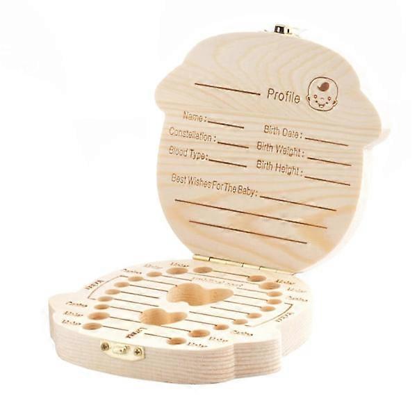 Tooth box for children - Boy brown