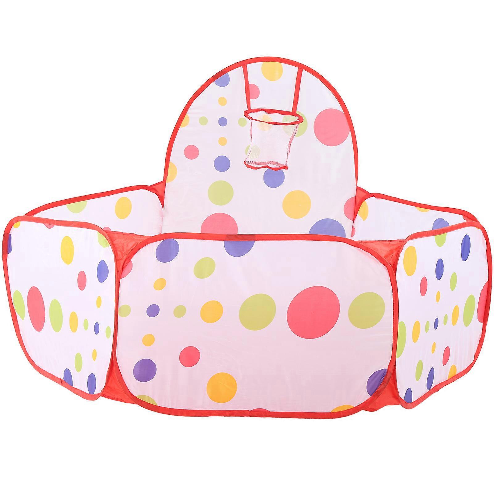 Toddler Children Ball Tent Pool Tent with Basket Foldable Playing Tent Toy Kids Toys