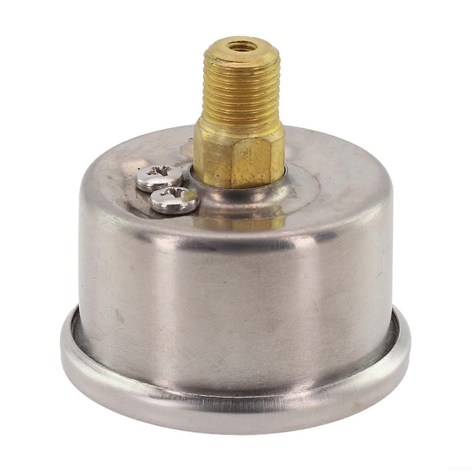 Slim and functional 5.1 cm stainless steel pool filter pressure gauge for effective water management solutions