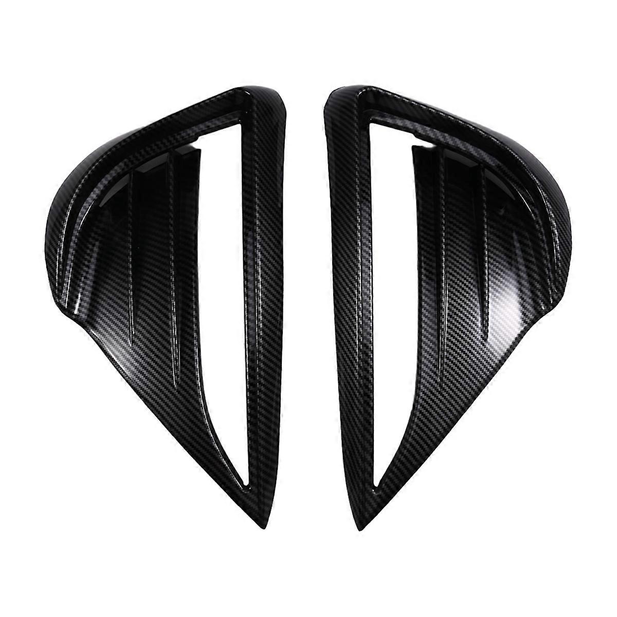 Fog Lamp Wind Knife Spoiler Blade Trim for Model Y 2021-23 Front Fog Light Protective Cover ABS Dec