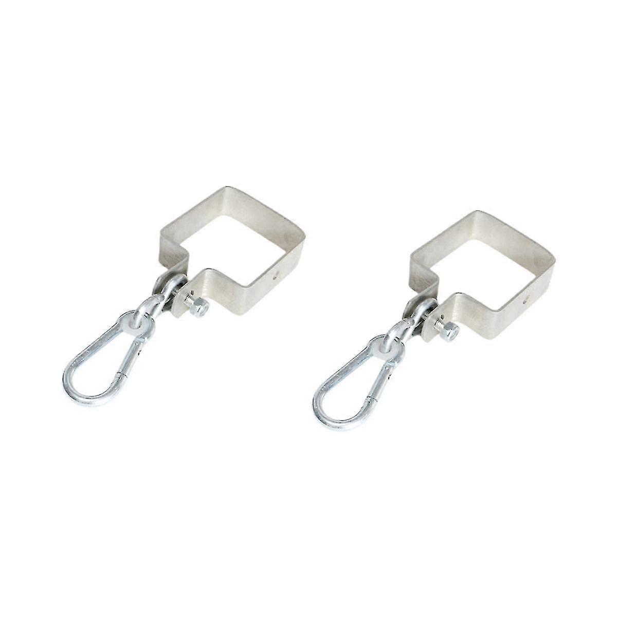 Square linkage swing hook spring buckle hook square fastener clamping bracket square wood swing hoo p