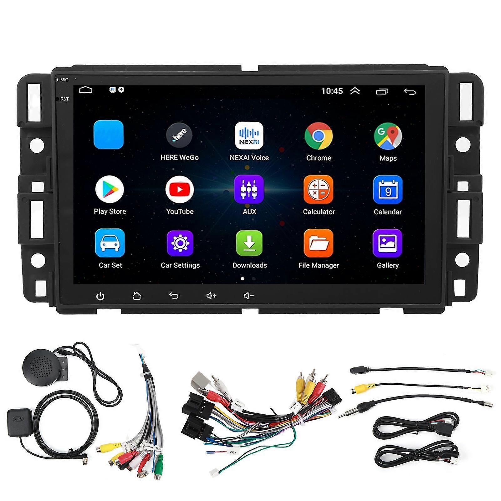 Android 10.1 1 + 16GB用8インチGPSナビゲーターWiFi Bluetoothプレーヤー