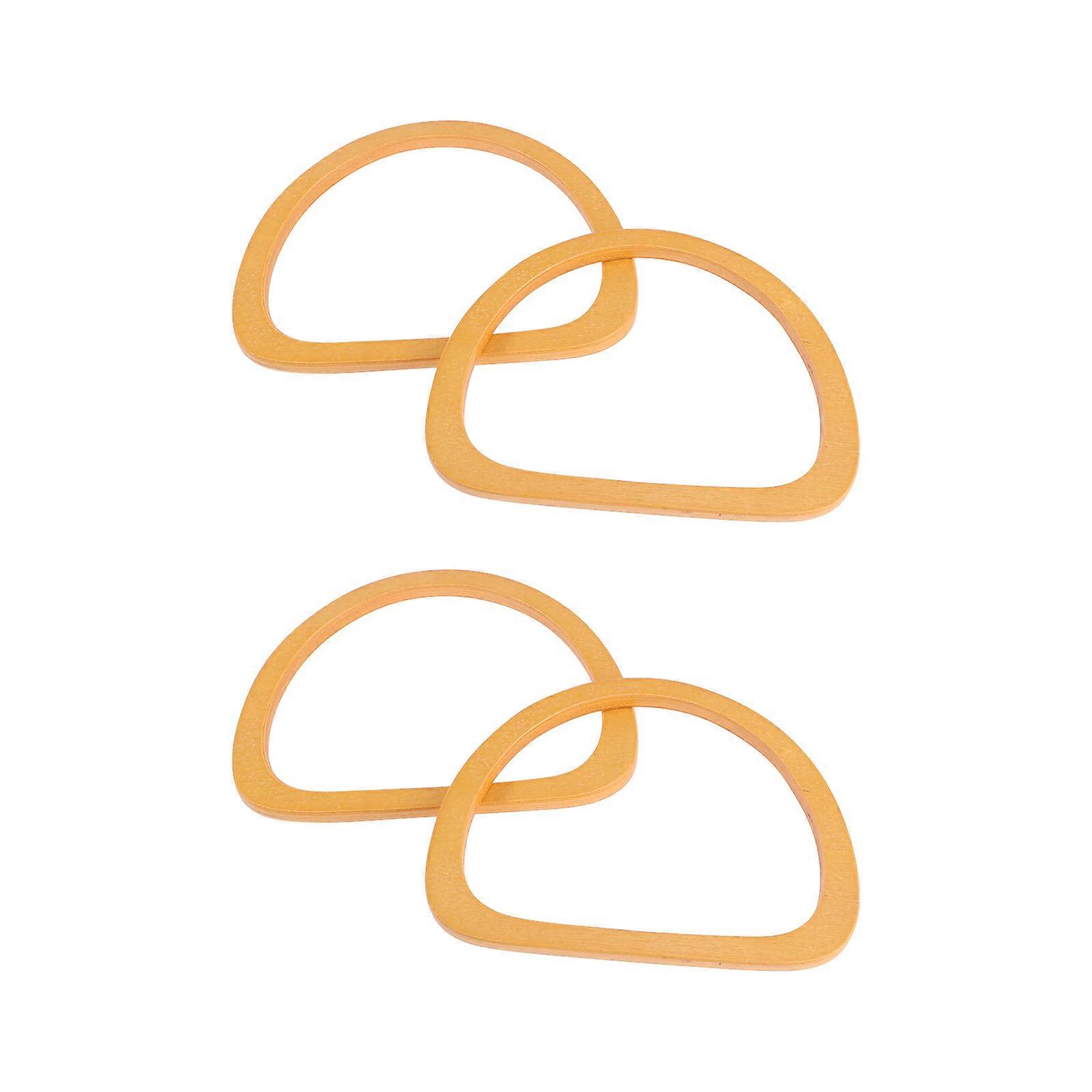 Custom Bag Handles with D Shape Design for Handmade Handbags and Accessories