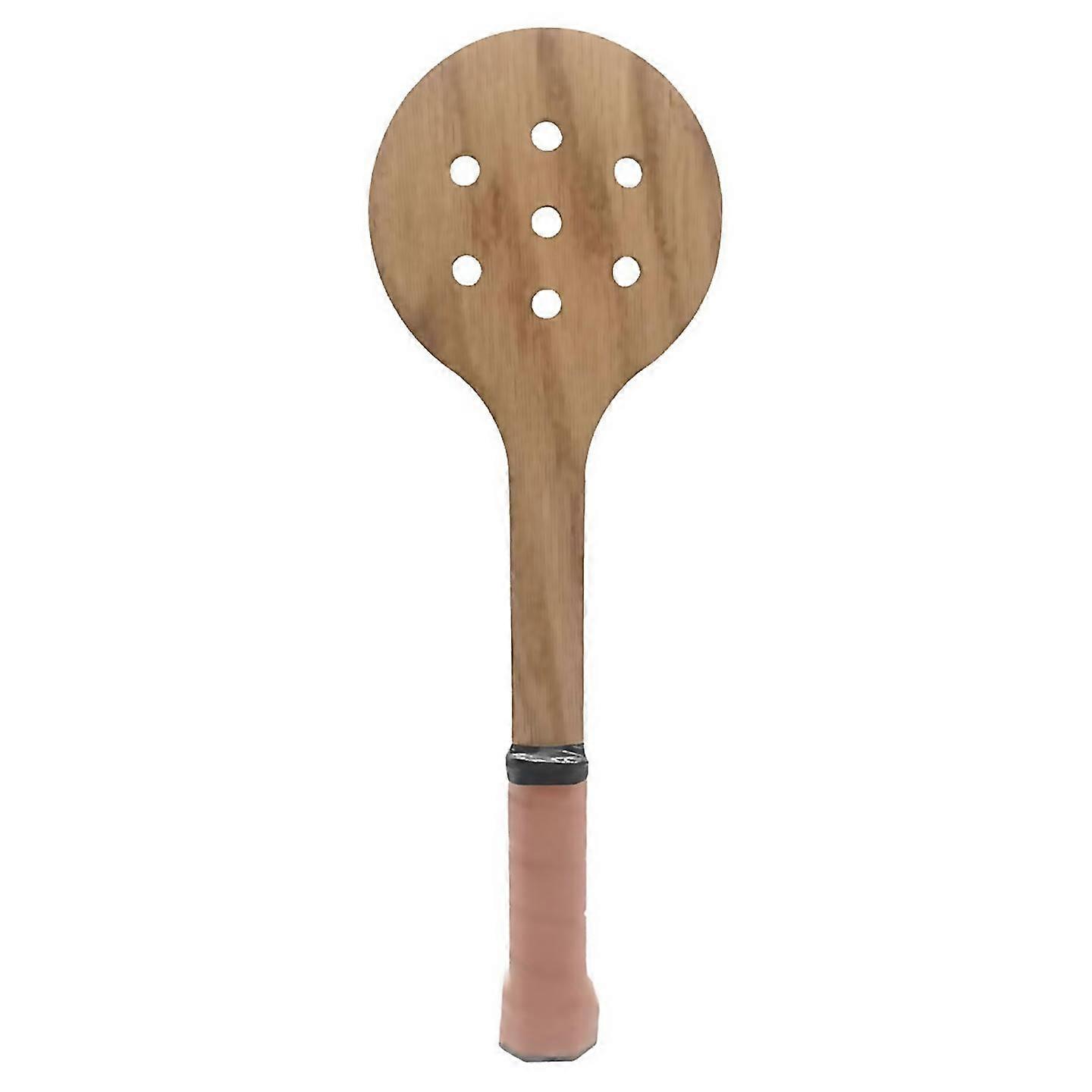 Functional Wooden Racket Pointer Tennis Spoon Trainer Swing Practice