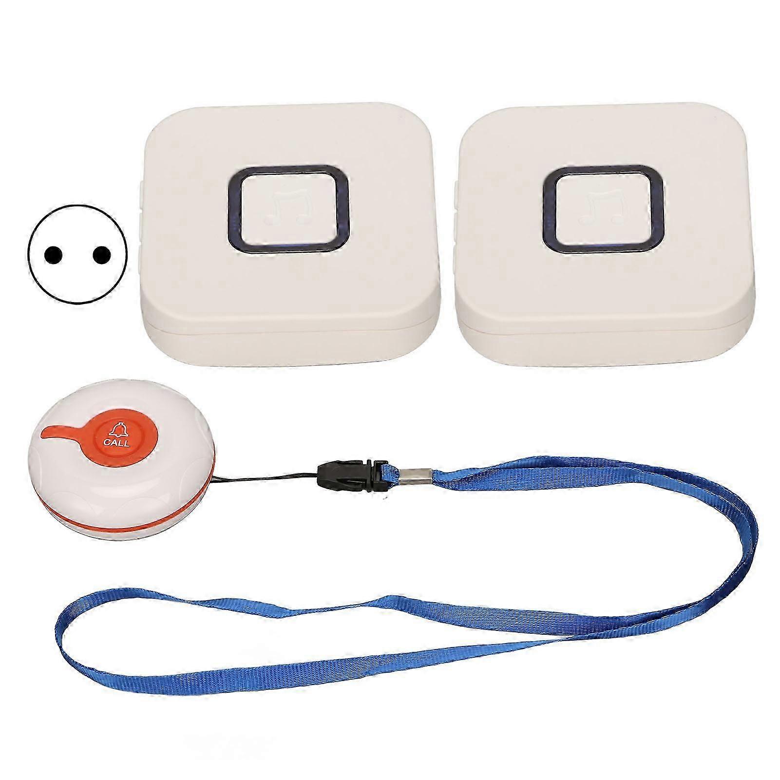 Wireless Caregiver Pager Long Distance Transmission Elderly Monitoring Call Button for Nurse Alert System