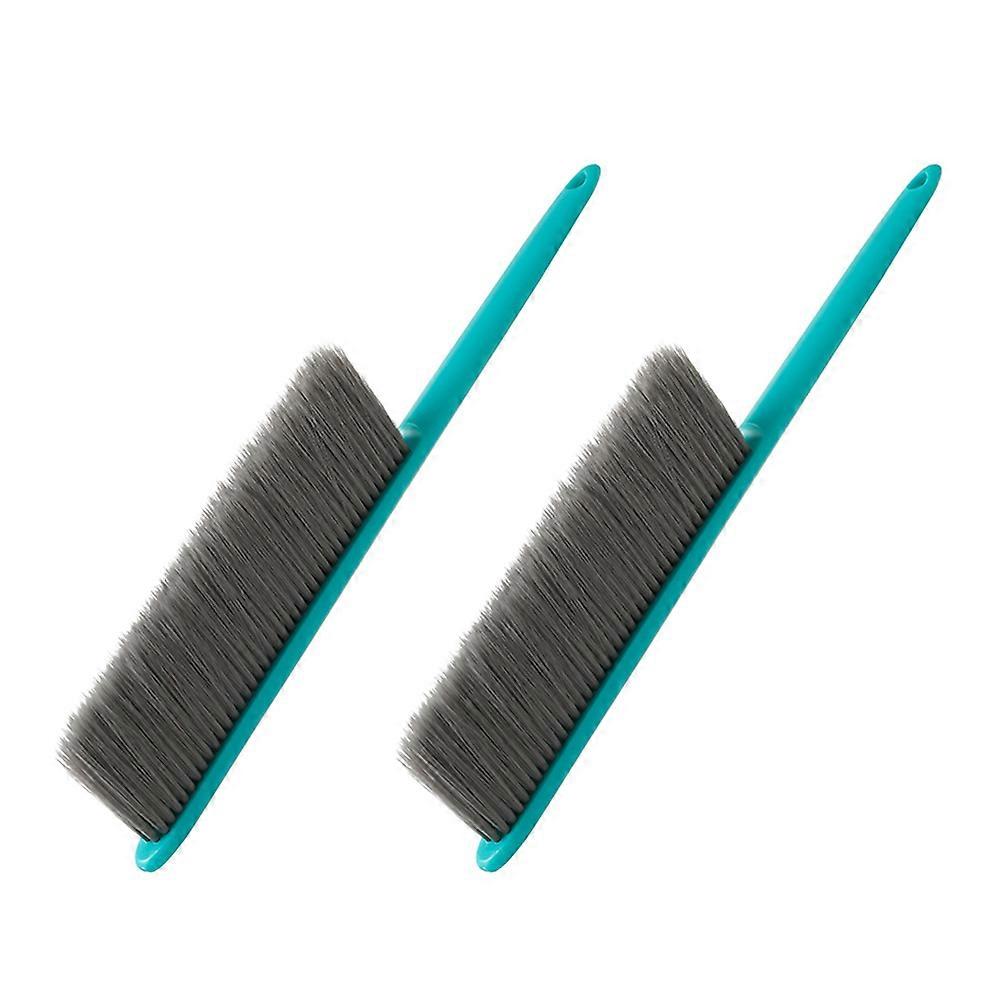 2pcs Blue Cleaning Brush for Home Dusting with Supple Bristles and Durable PP Material