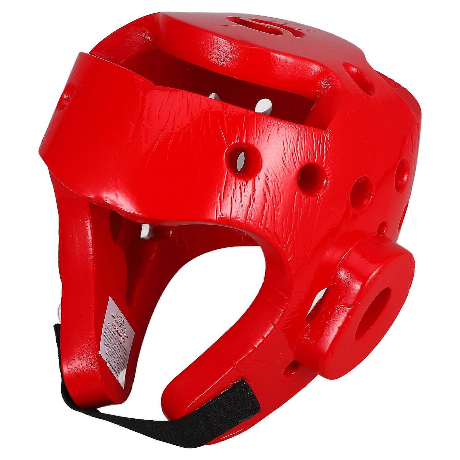 Kickboxing Headguard Mousse Rouge Pour Les Enfants Pendant La Compétition De Sparring 1Pack