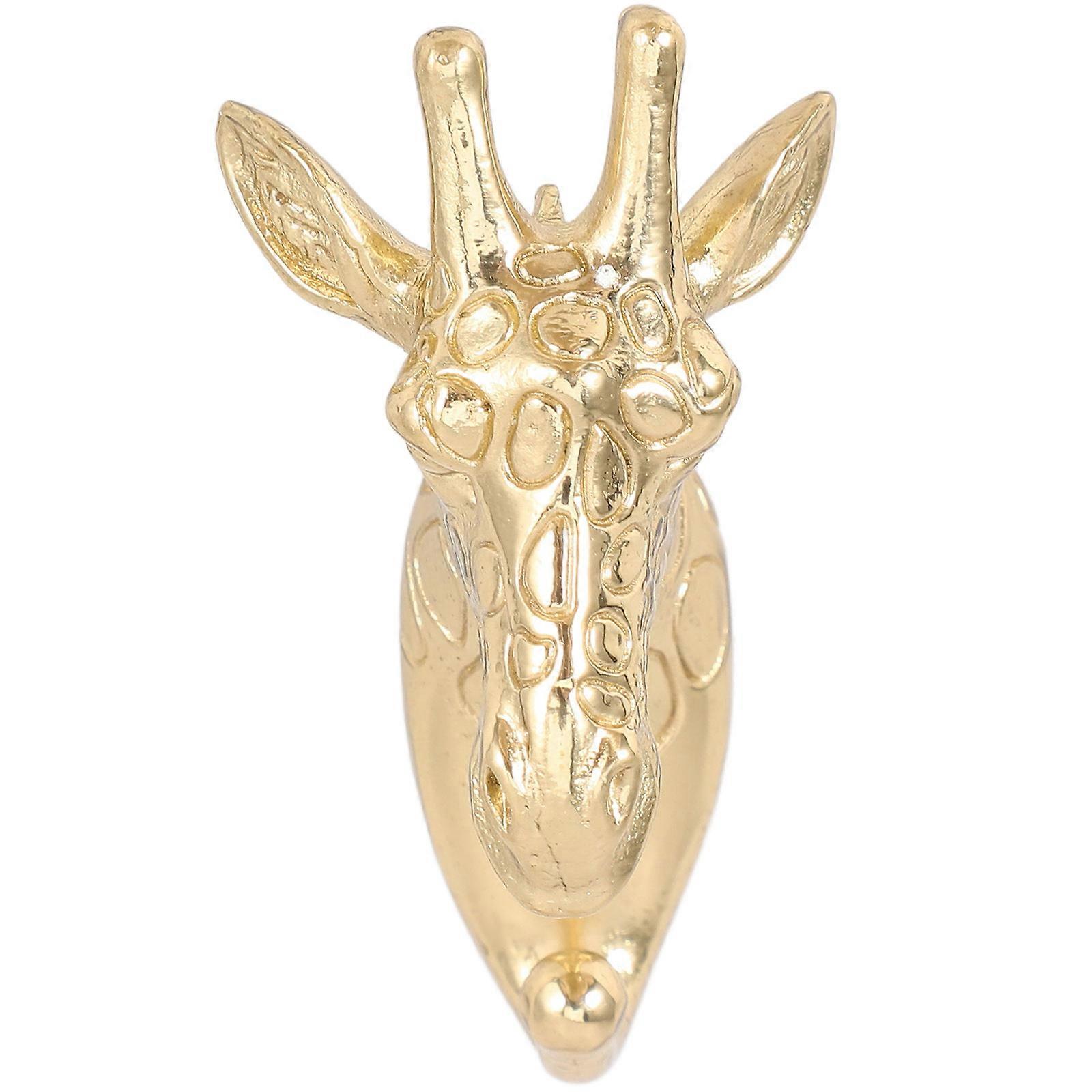 Giraffe Hook Brass Hook for Hanging Stylish Wall-Mounted Coat Hanger