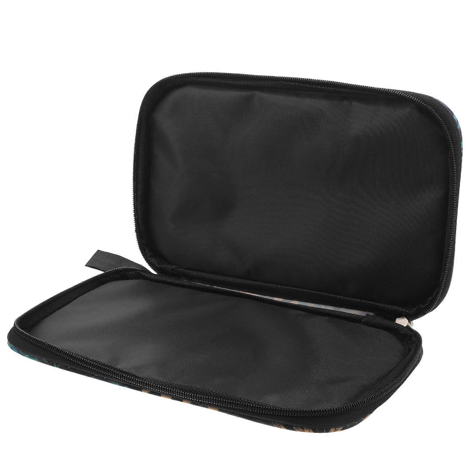 Blue Table Tennis Bat Case Designed For Table Tennis Enthusiasts Featuring Waterproof Material 1Set