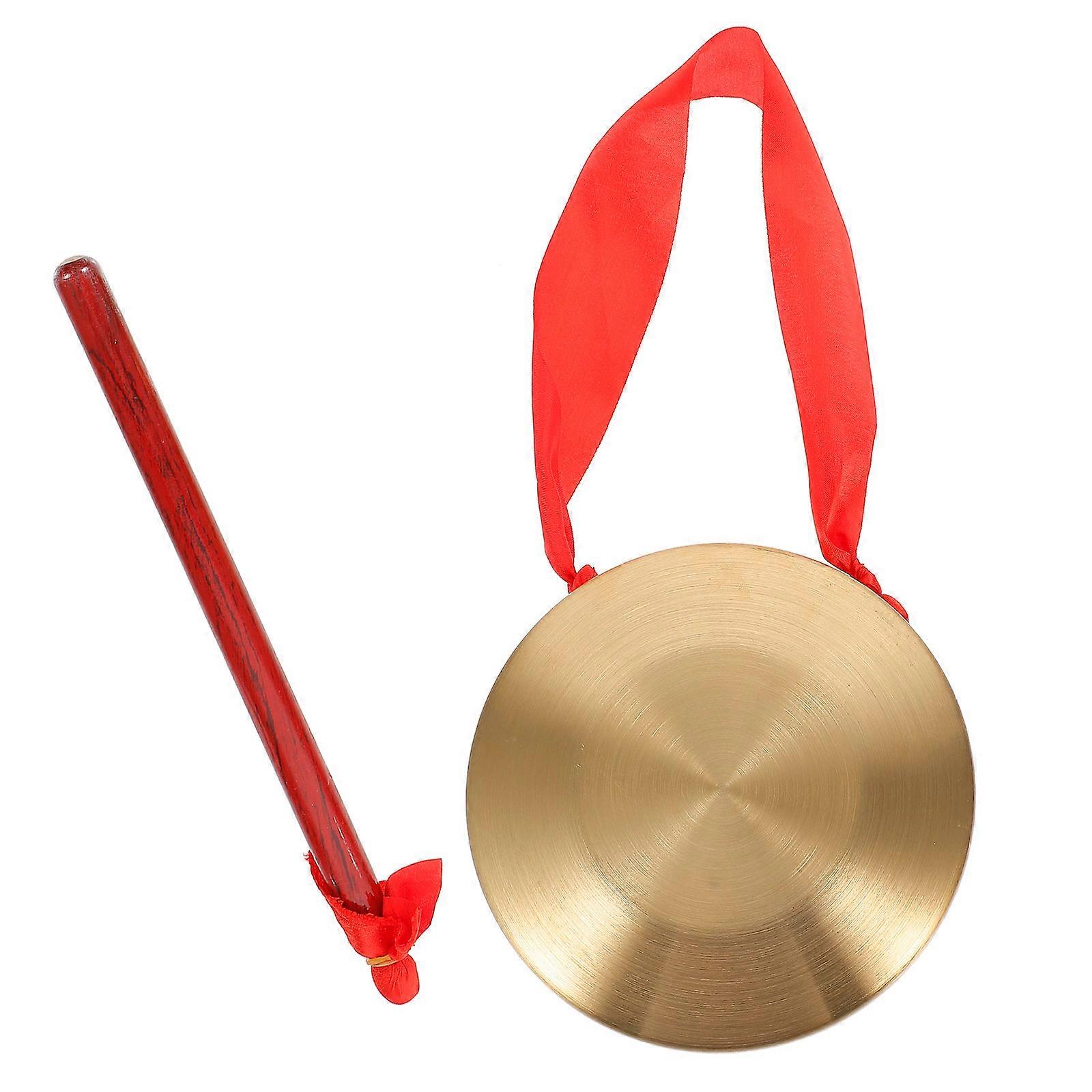 The product **"1 Set Hand Gong With Play Hammer Chinese Cymbal Percussion Instrument For Sound Quality And Easy Storage"** appears to be a musical