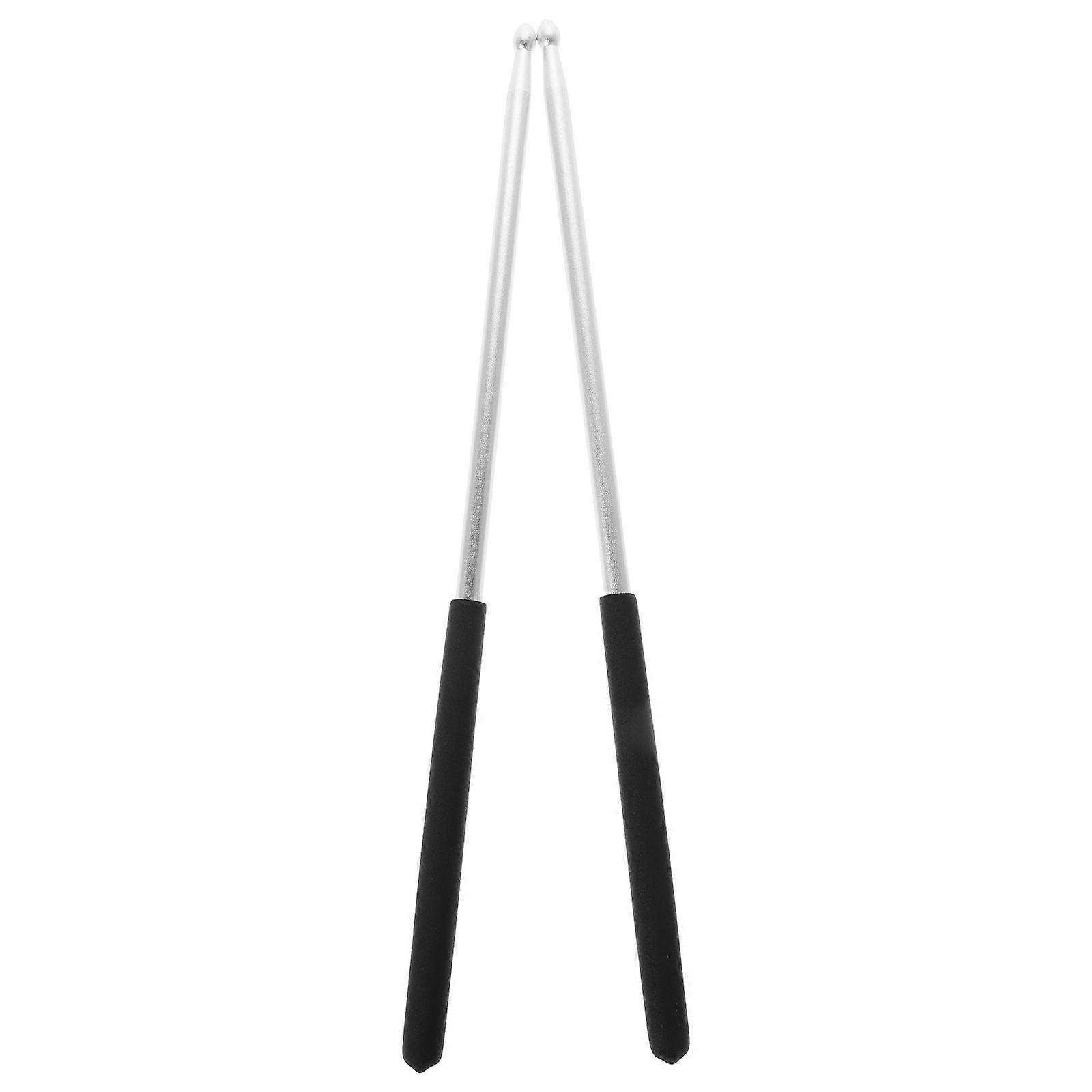 1 Pair Aluminum Alloy Drum Sticks Solid Metal for Jazz Drums Percussion Accessories Rhythm Drumstick
