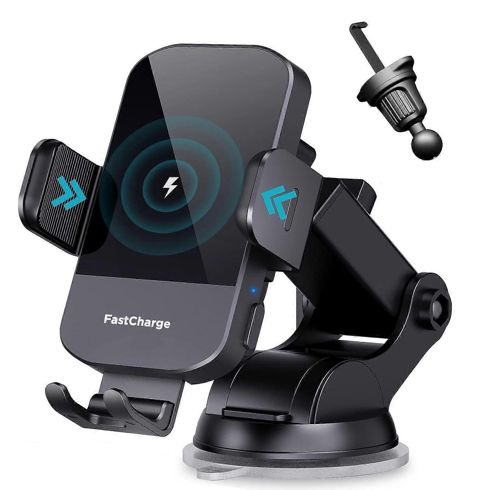 15W Car-mounted Smart Induction Wireless Charging Mobile Phone Holder