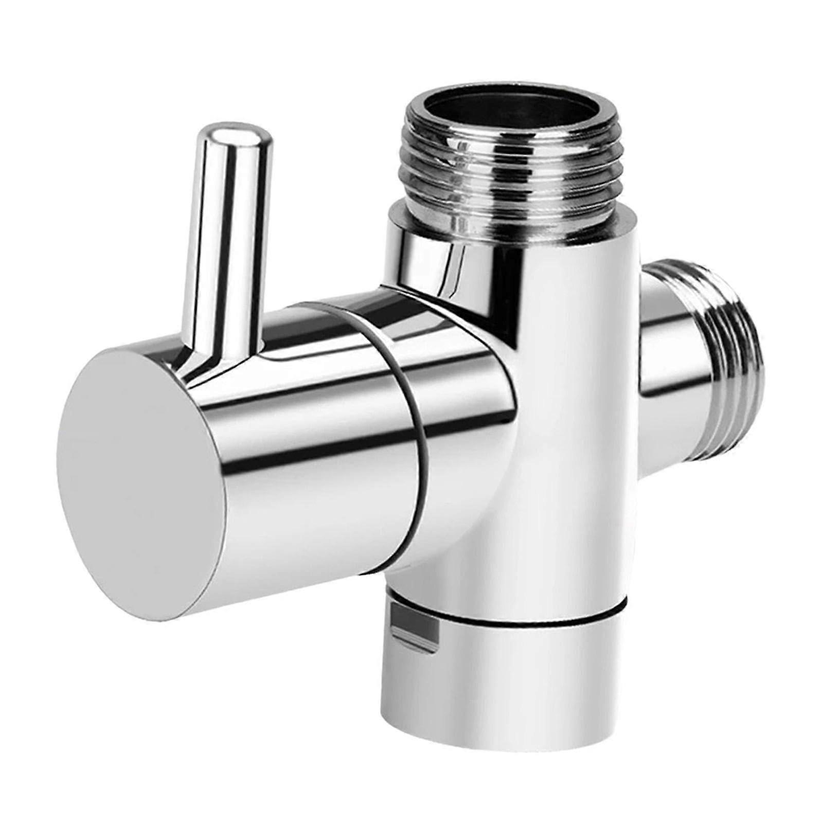 Shower Head Diverter Valves Two-Way Universal Fit Bathroom And Kitchen 1/2-Inch NPT Connection